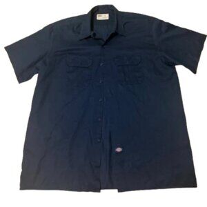 Men's Blue Dickies Workwear Shirt Size 2XL